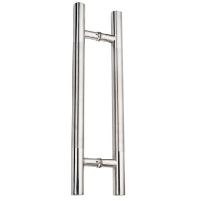 China Modern Glass Door Filta Glass Door Stainless Steel H Type Glass Door SS Handles for sale