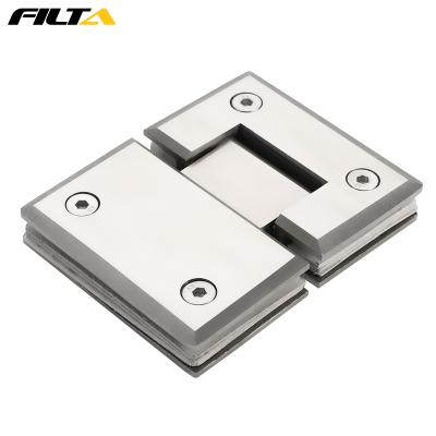 China Wall to Filta Glass Hinge Factory Direct High Quality Supply 180 Degree Glass to Glass Shower Glass Door Hinge for sale