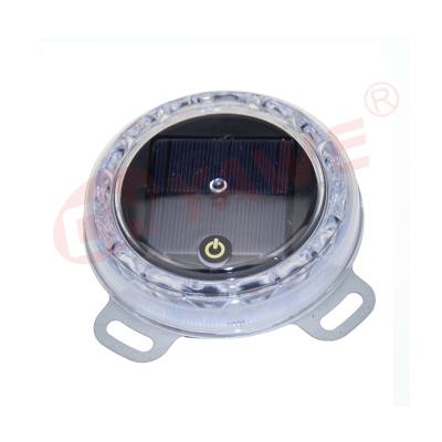 China PC+PP High Brightness Traffic Light Beacon Solar Powered Flashing Traffic Warning Lights for sale