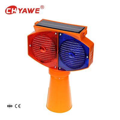 China PP Solar Traffic Signals solar Warning Light LED Cone Light Barricade Light for sale