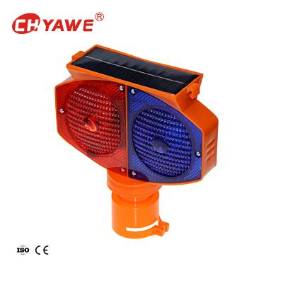 China PP Solar Traffic Signals Safety Warning Light LED Cone Light Barricade Light for sale