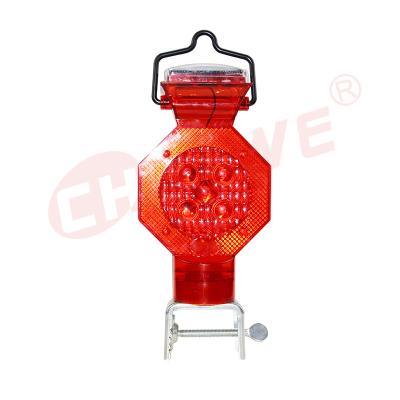 China PC+ABS Road Safety Flashing Light Magnetic Solar Warning Lights Led Solar Warning Light for sale