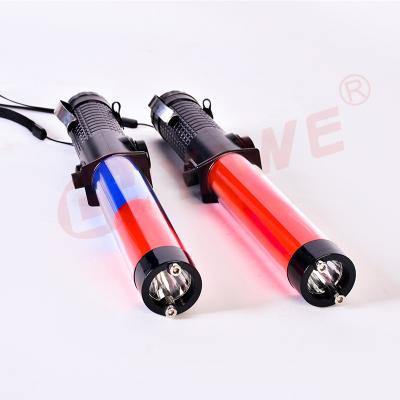 China Battery flashing sticks / rechageable plastic traffic stick LED traffic light wand safety flashing stick for sale