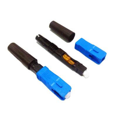 China SC APC UPC fast fiber optic fiber connector conector rapido de monomodo d'optica de fibra communication/networking fiber optic for ftth for sale