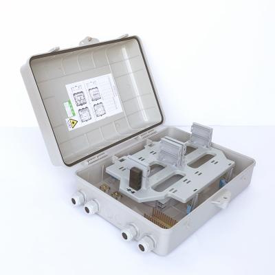 China Outdoor Pole/Wall Mount Premier IP65 Fiber Optic Distribution Box FAT Terminal 32core Waterproof Mini PLC Splitter Fiber Optic Distribution Box for sale