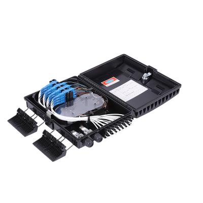 China FAT 16 mini terminal box ABS Premier fiber optic IP65 distribution PLC splitter outdoor waterproof fiber optic distribution box for sale