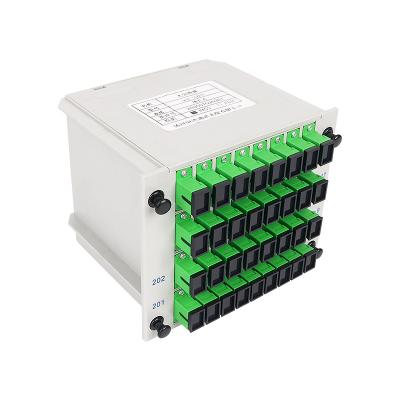 China FTTX 1x32 fbt copulator splitter 2way 4way 8way FTTH cassette splitter fiber 1X2 1X4 1X8 1x16 micro fiber optic PLC splitter for sale