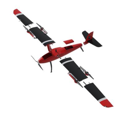 China Survey Frame 2400mm Wingspan 1kg Payload Drone Carbon Fiber Fuselage 15km Long Range ADAV Survey and Mapping for sale