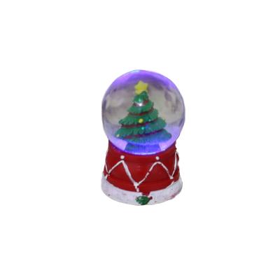 China Luminous Resin Glass Ball Christmas Gift Decorations Christmas Gift Decorations Children's Christmas Gift Decorations for sale