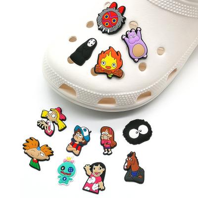 China Clog Charm Classic Cartoon Croc PVC Shoe Charms Shoe Decoration PVC Croc Shoe Charms Custom Croc Charms Wholesale Via DHL/Fedex for sale