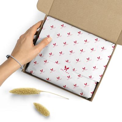 China Custom tissue paper eco friendly One Side Printing Kraft Wrapping Gift Wrapping Paper zu verkaufen