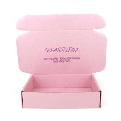 China Custom Small Luxury Cosmetic recycled Colour Printing logo Packaging Paper Box wig box for sale