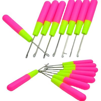 China With Wig Handle Plastic Lock Crochet Crochet Hooks/Hair Knitting Needle For Goddess Braids for sale