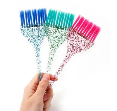 China With Professional Wig Hair Dye Brush Crystal Hair Applicator Brush /Hair Comb Barber Tools Salon Hair Styling Coloring Accessories for sale