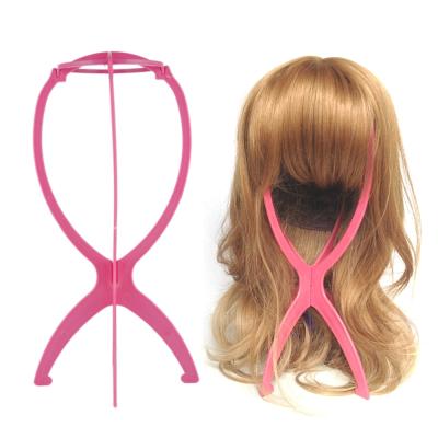 China With Flexible Plastic Wig Hair Accessories Hair Wig Stand Holder For Hair for sale