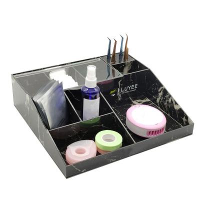 China Fashionable Eyelash Beauty Organizer Case / Large Capacity Eyelash Storage Accessory Case For Eyelash Tools for sale