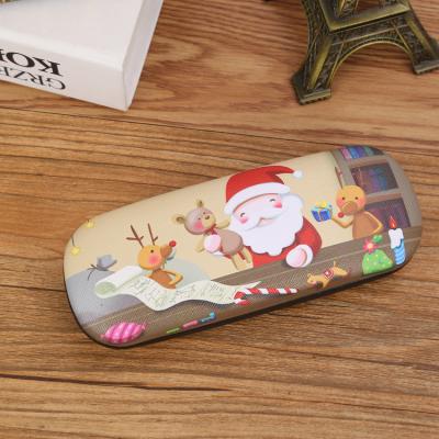 China Glass Low Price Metal Kids Hard Eyeglasses Cases , Cute Custom Logo Kids Eyeglasses Case for sale