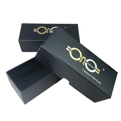 China Luxury Recycled Materials Fashion Sunglass Monocle Case Packaging, Custom Logo Glasses Packing Sunglasses Box for sale