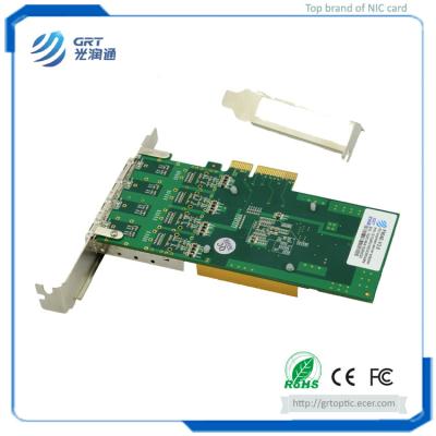 China F904E 1Gb Gigabit 4-port  PCIe Open SFP Intel I350 Network Adapter Card for Servers and Switches for sale