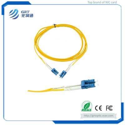 China GRT LC-LC-SM-5M-OM3 10Gb Single mode 5m Durable Fiber Optic Cable Patch Cord with LC Connector for sale