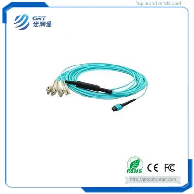 China High speed transmission Optical Cable Multi core MPO Patch Cord for 40G/100G transmission for sale