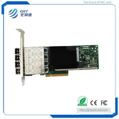 China F1004E 10Gb Gigabit Ethernet  NIC 4-port  PCIe Server Adapter Card with Intel XL710 controller for sale