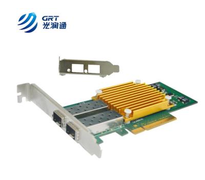 China F1002E 10Gb Intel 82599ES Dual-port Fiber Optical PCIe NIC Network Card for Server for sale