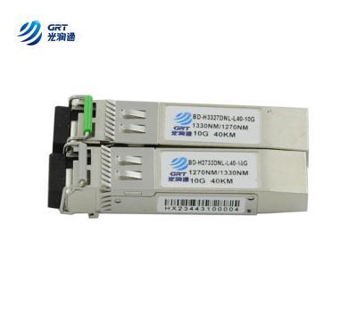 China 10g sfp bidi module 40km 10gb SFP+ transceiver ShenZhen manufacturer for sale