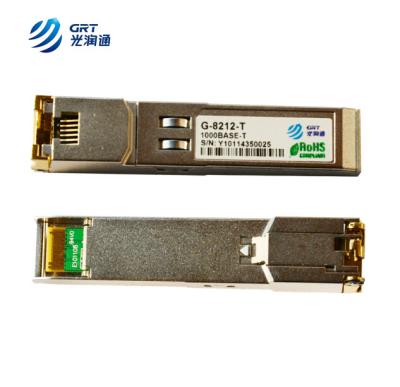 China compatible finisar fclf-8521-3 sfp transceiver Copper RJ45 module 1000base-tx for sale