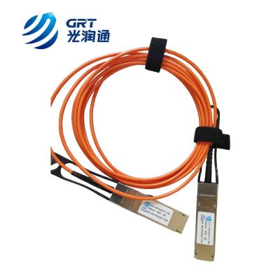 China QSFP+ 850nm Active Optical Cable 5m 40G QSFP+ to 4x10G AOC for sale