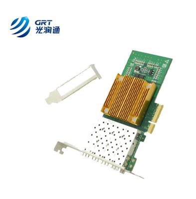 China PCIe Ethernet NIC Card Intel I350 chip 1Gb 4-port SFP network interface card well compatible with Inspur server for sale