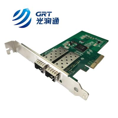 China F902E Gigabit 2- Port Fiber Optic PCIe Network Adapter Card with Intel I350 controller for sale