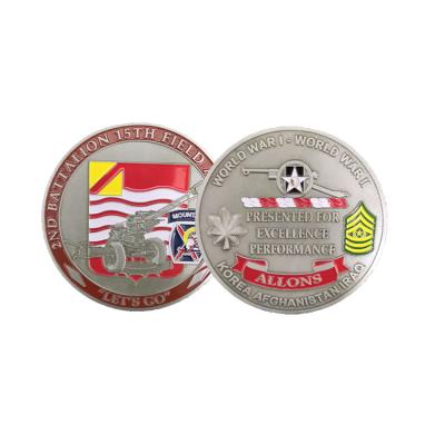 China Wholesale Cheap Custom Metal Challenge Zinc Alloy Military Coin From Europe for sale