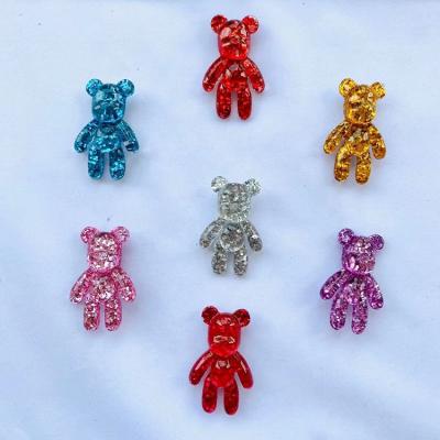 China Custom Hot Selling Premium Quality Letter Charm Luxury Hoop Pins Metal Charms Shoe Charm Designer Pieces Shoes Chain Chokes Charms for sale