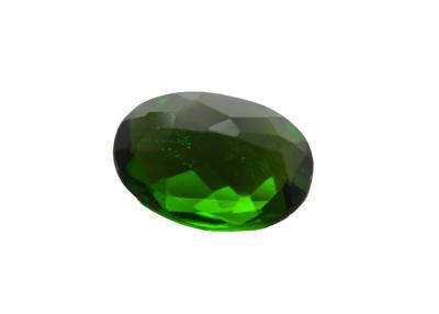 China Oval Green Chrome Diopside For Custom Jewelry 5×3mm Normal Faceted for sale