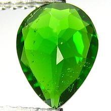 China Pear 65carats Chrome Diopside Gemstone Green for Diopside Rings for sale