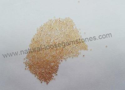 China 0,031 cts Natur-lose Edelsteine rund für gelben Saphir Earings zu verkaufen