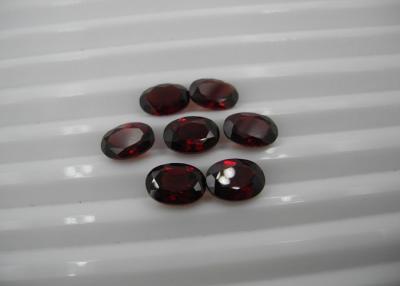 China 8mm x 6mm natürlicher roter Granats-Schmuck-ovaler Fachmann 1.10cts zu verkaufen