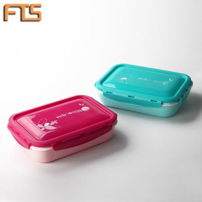 China Freshness Preservation Full Temp Stop Microwave Lunch Box Children School Safe Korean Plastic School Customized Design Customized Design Lunch Box New for sale