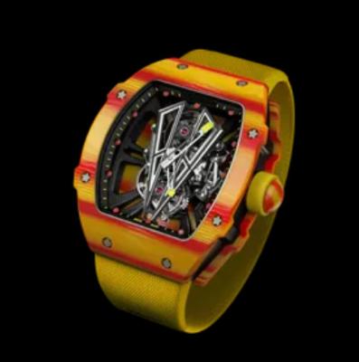 China Day/date RM27-03 Roaring Bull, (NTPT carbon fiber material) fully automatic mechanical movement, 28800 oscillating size 48 for sale