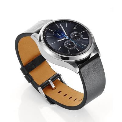 China Hot Selling ebay Amazon Leather Watch Strap For Samsung Gear S3 22mm Real Calf Leather Watch Band for sale