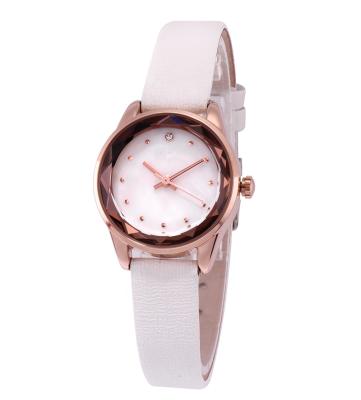 China Non-specific wholesale popular hot sale leather strap watch woman wrist watch accept custom made for sale