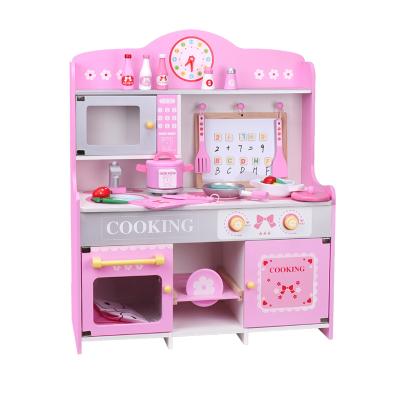 China Preschool Children Play Set Yiwu Toy Simulation Wooden Kitchen Set Toy Wooden Pretend Play Set cooking toys for sale