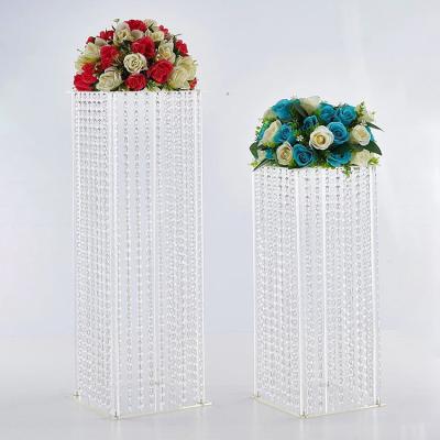 China Custom Clear Wedding Home Decoration Flower Arrangement Wedding Decorative Flowers Stands Transparent Acrylic Flower Stands for sale