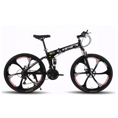 China Hot sale quality ride 24 mtb folding bicycle 21 inch folding bike carbon steel aluminum aluminum for sale