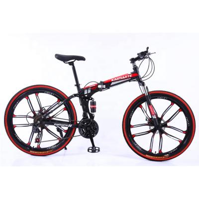 China China Factory Direct Sale Tour 26 Inch Folding Bike 21 Double Speed ​​Disc Brake Folding Mountain Bicycle for sale