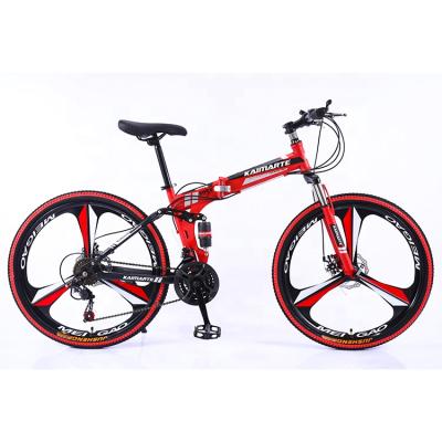 China China 21 speed colorful foldable mtb ride 26 inch carbon steel frame folding mountain bicycle for sale