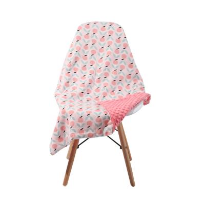 China PORTABLE Magical Baby Receiving Muslin Blanket 158*110cm Minky Stitch Baby Blanket for sale