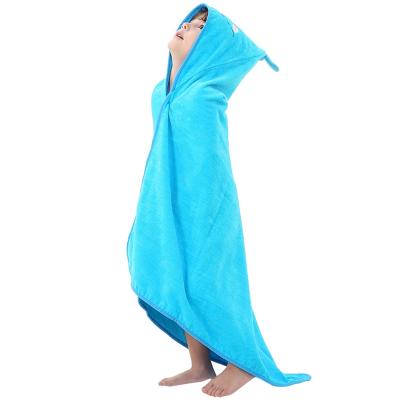 China Hooded Towel Beach Bath Towel Kids Safe Towel Swimming Pool Children Kids Cover Up Girls Boys for sale