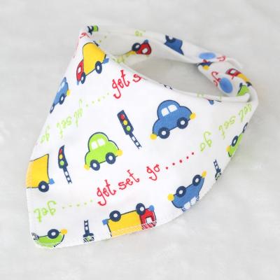 China Lovely Pattern Washable Baby Bibs Bandana Super Soft Breathable for sale